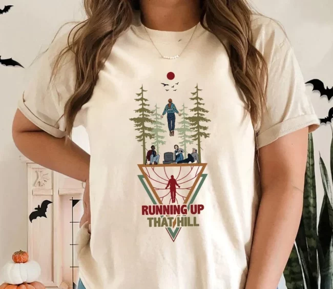 Running Up That Hill Max Mayfield Shirt, Stranger Things Inspired Crewneck, Stranger Things Season 4 2022, Music Shirt,Stranger Things Gifts 1