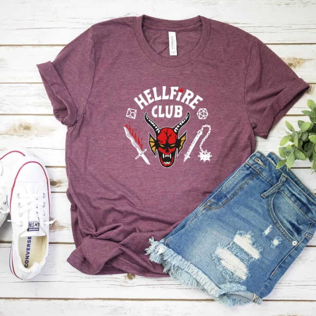 Devil Shirt, Fire And Sword Shirt , Stranger Things Shirt ,Shirt For Alien Lovers 1