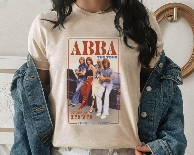 Vintage ABBA The Tour Classic T-Shirt 1