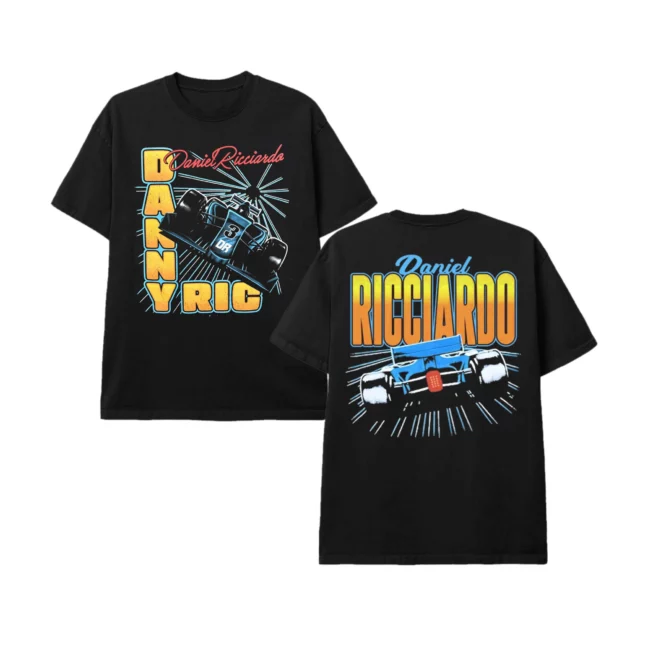 Daniel Ricciardo Racing 90s T-shirt, Grand Prix F1 Formula One Daniel Ricciardo Shirt, Daniel Ricciardo Shirt, McLaren Daniel Ricciardo Tee 1