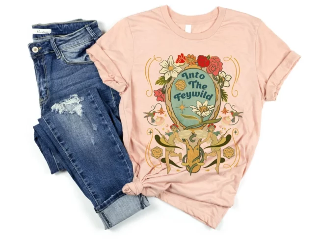 INTO THE FEYWILD, dnd shirt women | The Wild beyond the Witchlight shirt | Dnd feywild adventure shirt | Witchlight carnival | Dnd Fairy 1