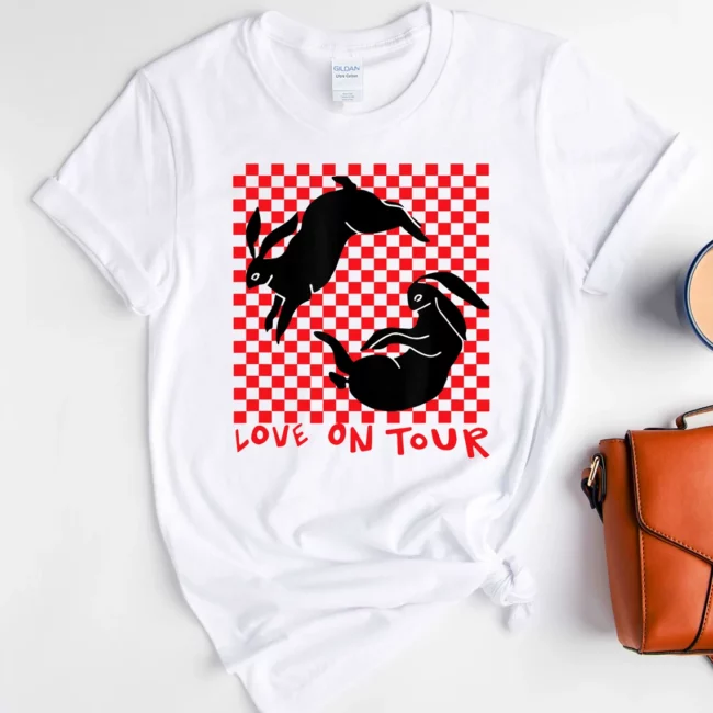 Love On Tour Shirt, Love On Tour Rabbit T-Shirt, Harry Styles Rabbit Love On Tour Essential Shirt, Essential Shirt, Bunny Love On Tour Shirt 1