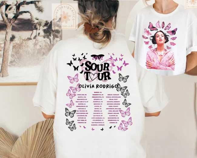 Olivia Rodrigo Sour Tour 2022 Shirt, Sour Tour 2022 Shirt, Olivia Tour Shirt, Olivia Rodrigo Shirt 1