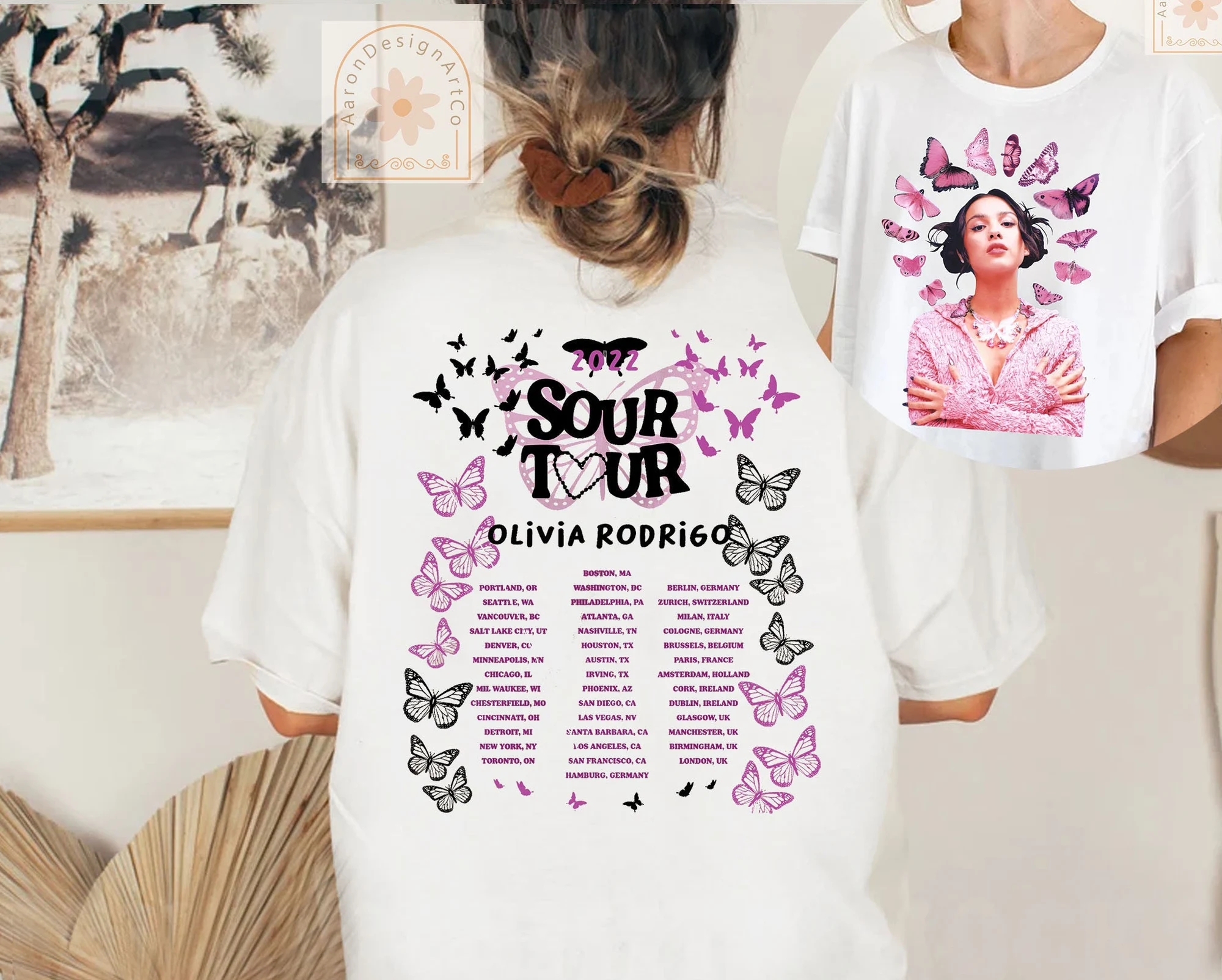 Olivia Rodrigo Sour Tour Merch Shirt