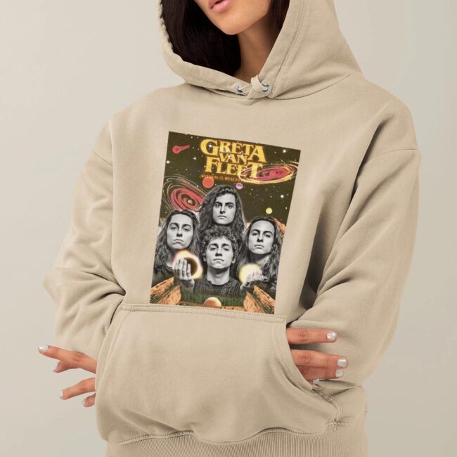 Greta Van Fleet T-Shirt, Greta Van Fleet 2022 Tour Shirt, Greta Van Fleet 2022 Tour Concert Dates T-Shirt, GVF Tour T-Shirt, GVF Dreams on Gold Tour 2022 Shirt (Copy) 1