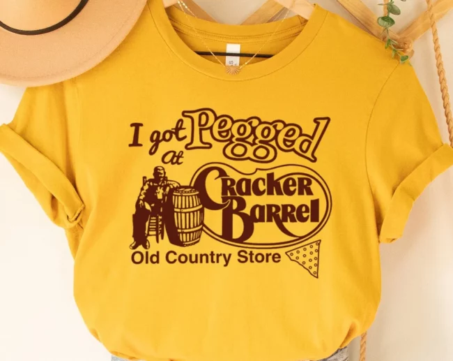 Cracker Barrel Shirt, I Got Pegged At Cracker Barrel T-Shirt, Old Country Store 1