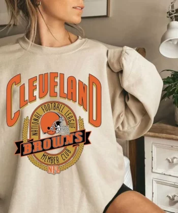 Vintage NFL Cleveland Browns Crewneck Sweatshirt - YMdecor Home Store