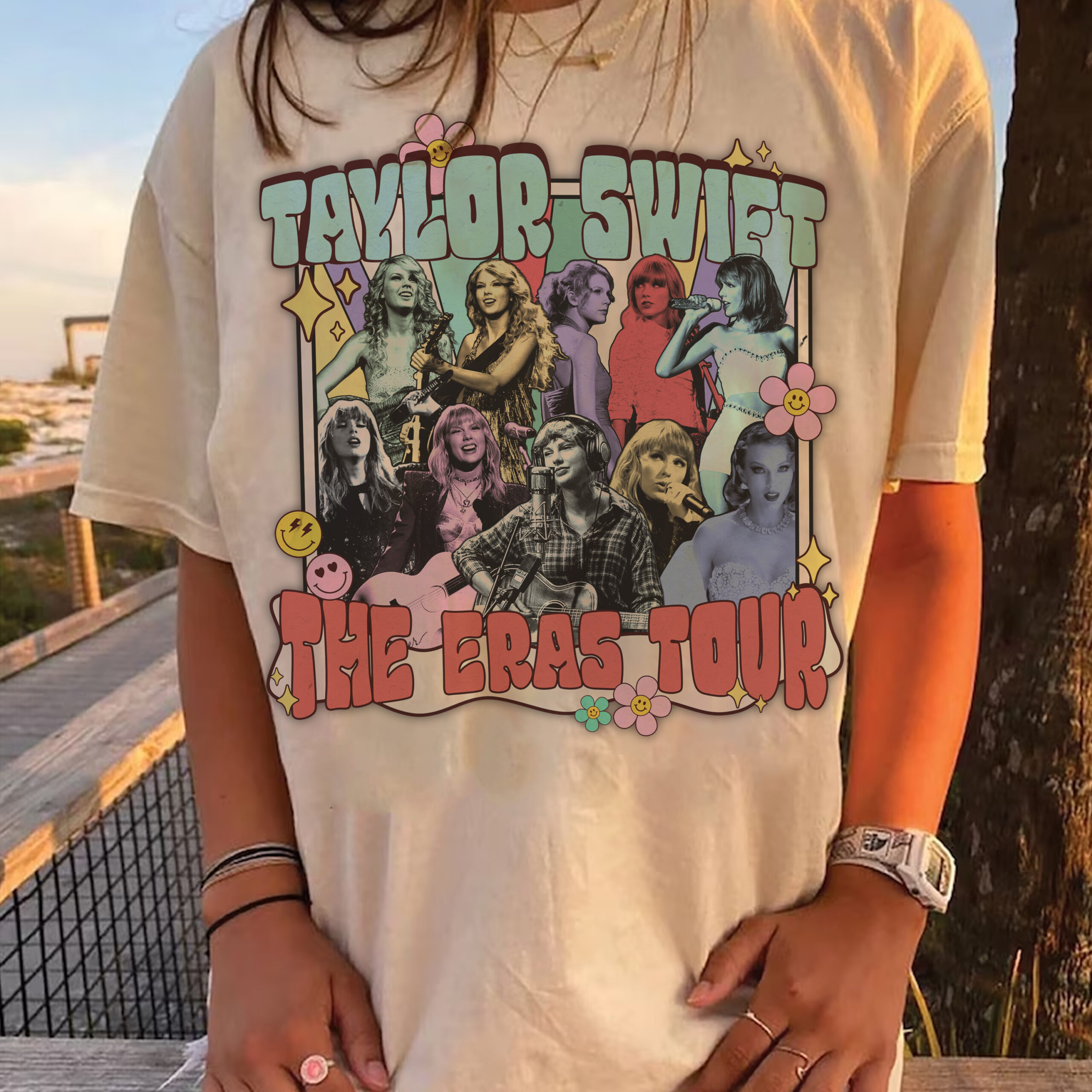Ts Vintage 90S Eras Tour Shirt Swiftie Concert Outfit Unisex