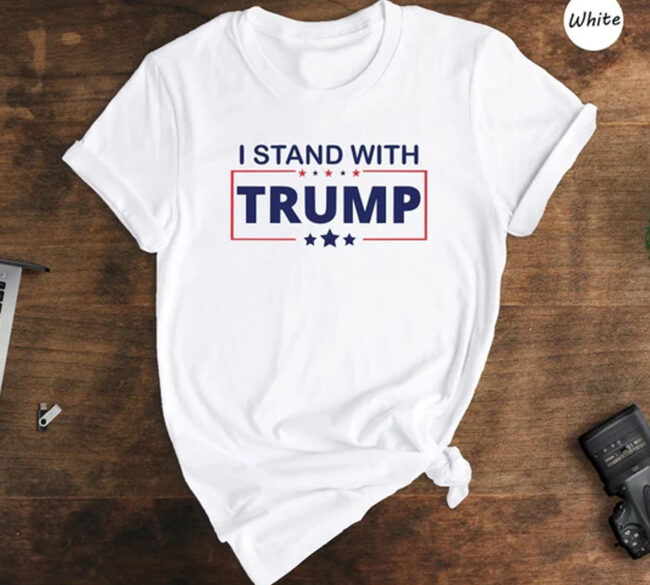 I Stand With Trump Shirt, Free Trump Shirt, Pro America Shirt, Republican Shirt, Republican Gifts, Conservative Shirt 1